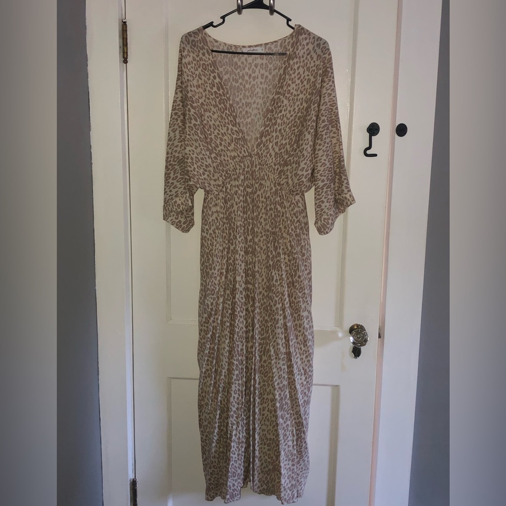 Cheetah printed dress, size xl